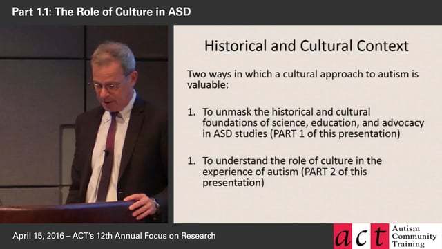The Invention and Reinvention of Autism: Researching ASD Across Cultures