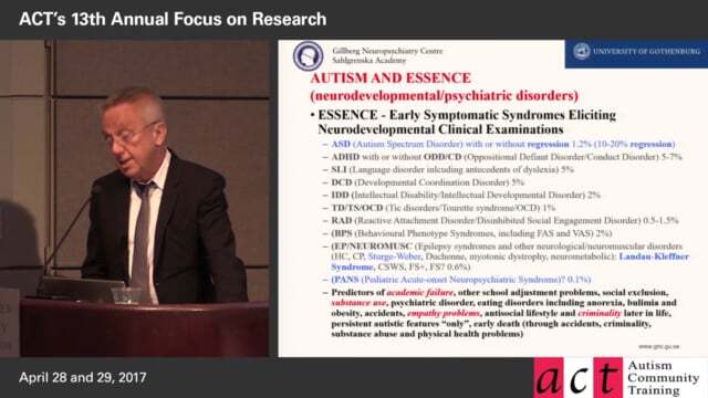 Girls and Women with Eating Disorders – Why are ASD and ADHD Missed - Christopher Gillberg