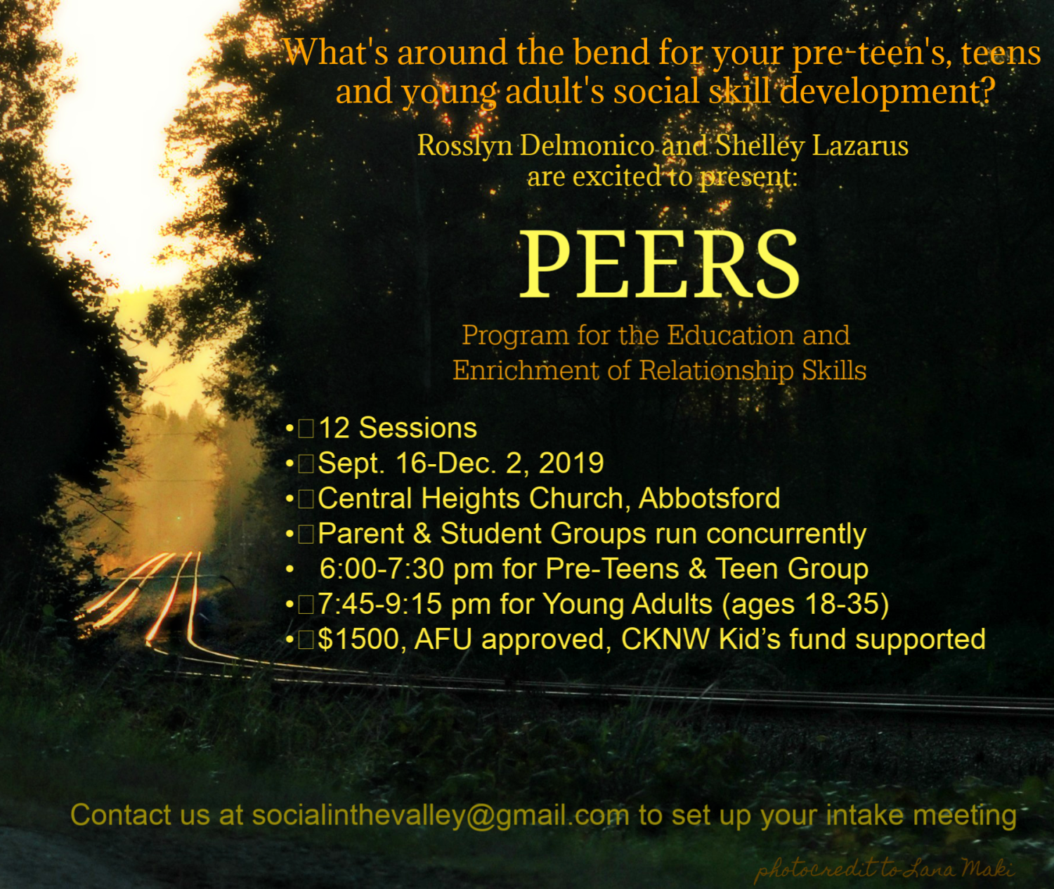 PEERS© in the Valley, Pre-teens &Teens