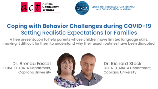 Coping with Behavior Challenges during COVID-19 – Setting Realistic Expectations for Families