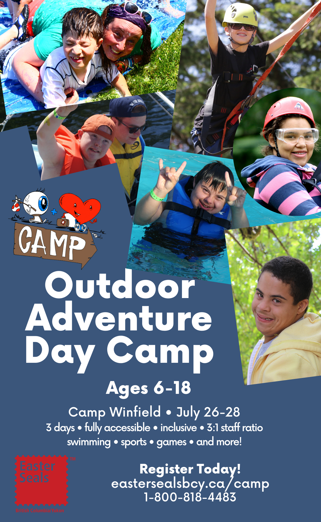 Outdoor Adventure Day Camp - 3 Days (Ages 6-18)