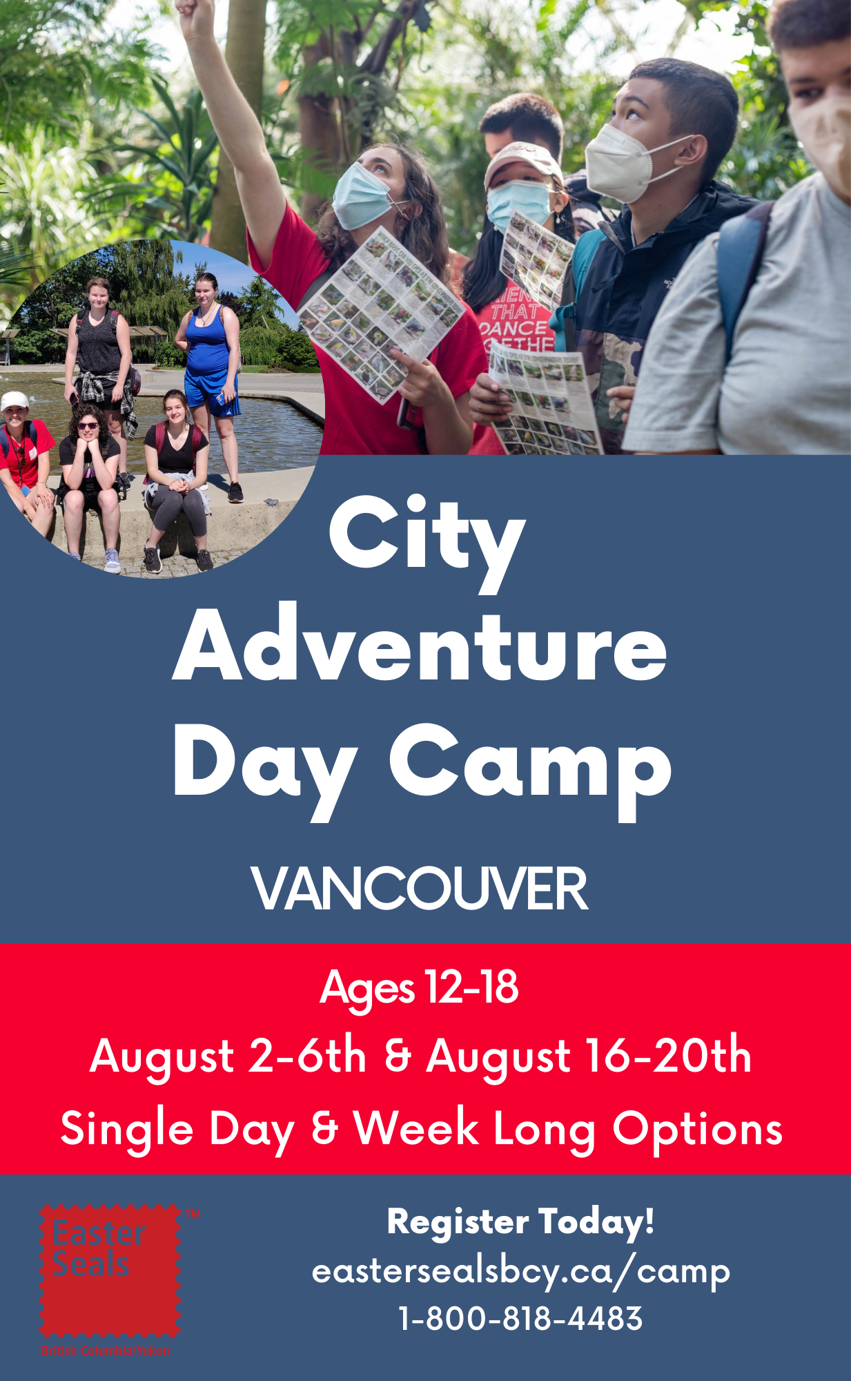 City Adventure Day Camp in Vancouver - Single Day & Week Long Options (Ages 12-18)