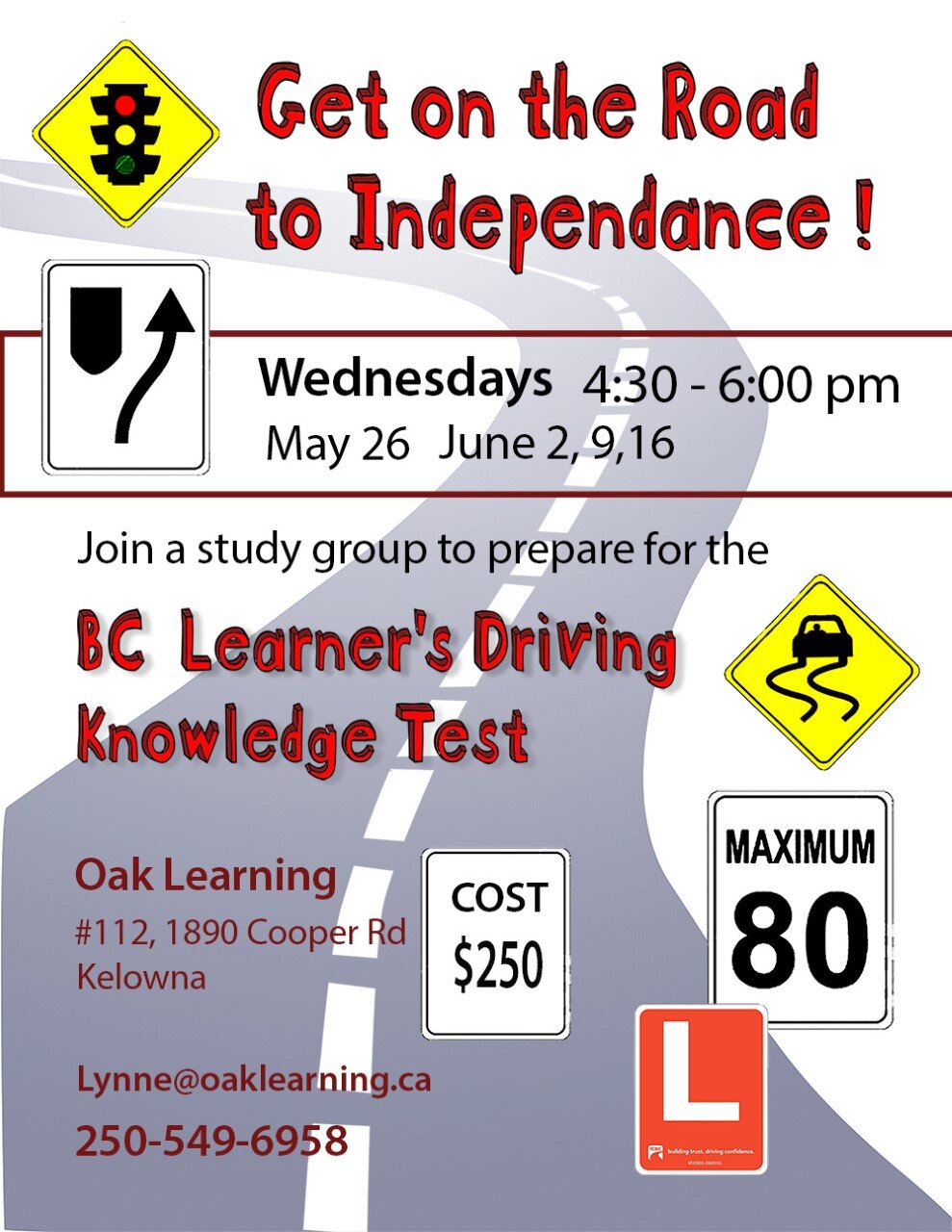 Get on the Road to Independence! - BC Learner's Driving Knowledge Test