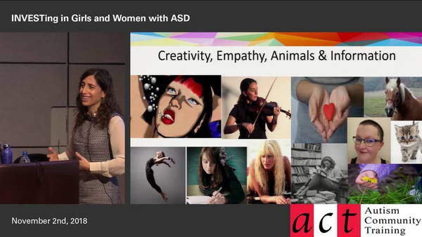 Screenshot from INVESTing in Women and Girls with Autism