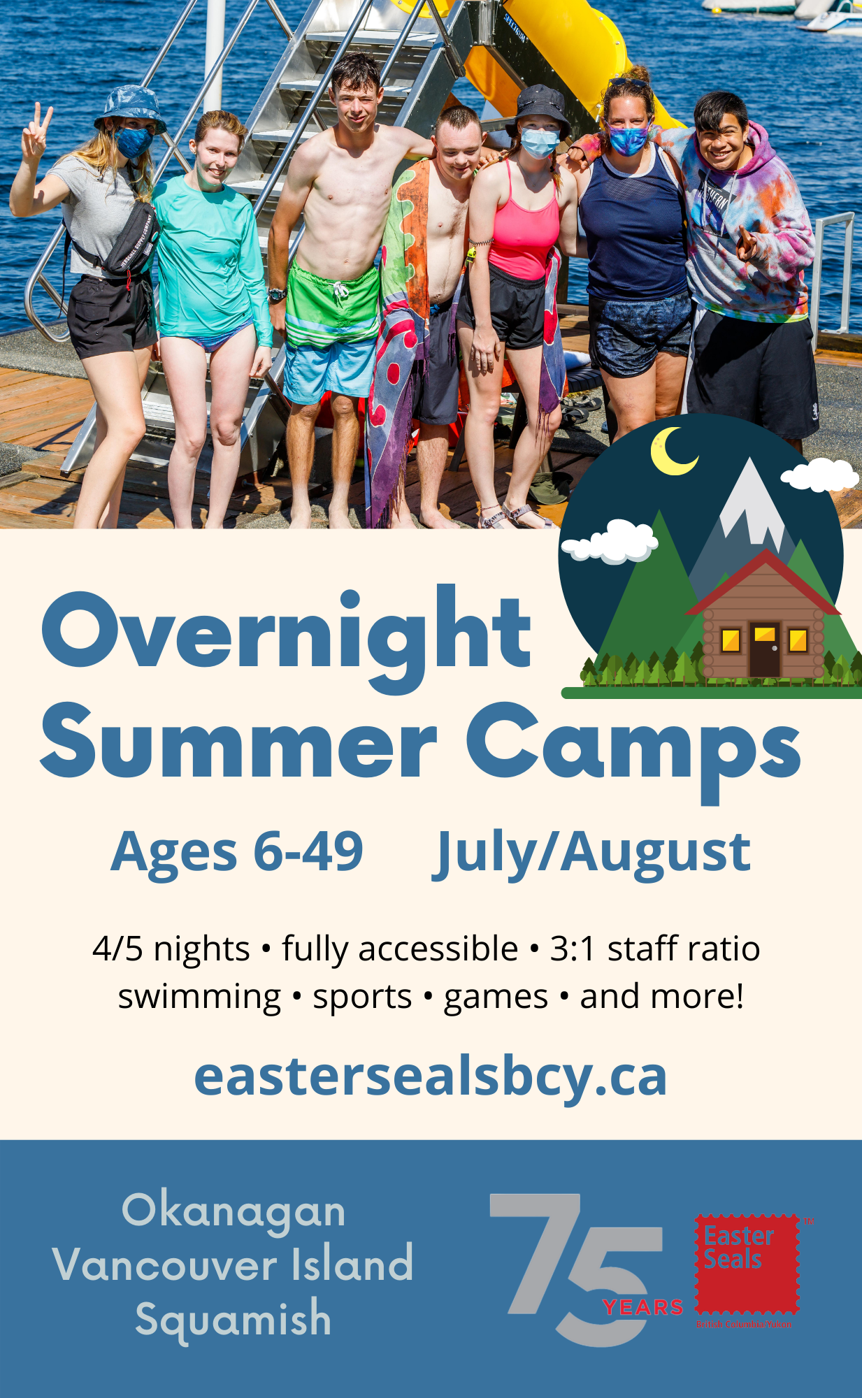 Easter Seals Overnight Summer Camp (Squamish)