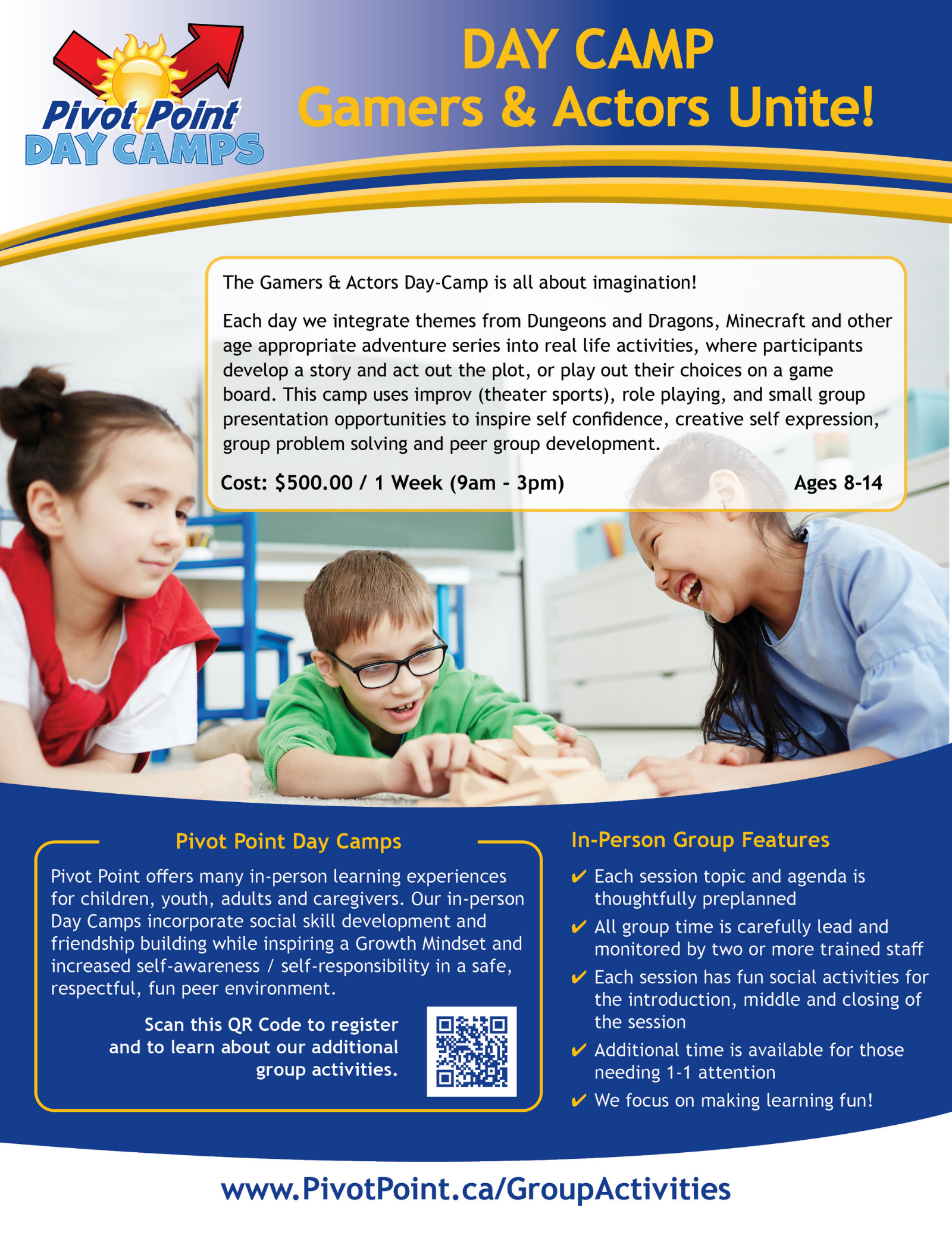 Summer Day Camp - Gamers & Actors Unite! - Prince George