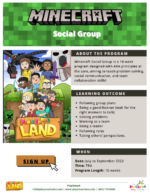 Minecraft Social Group (10 Weeks)
