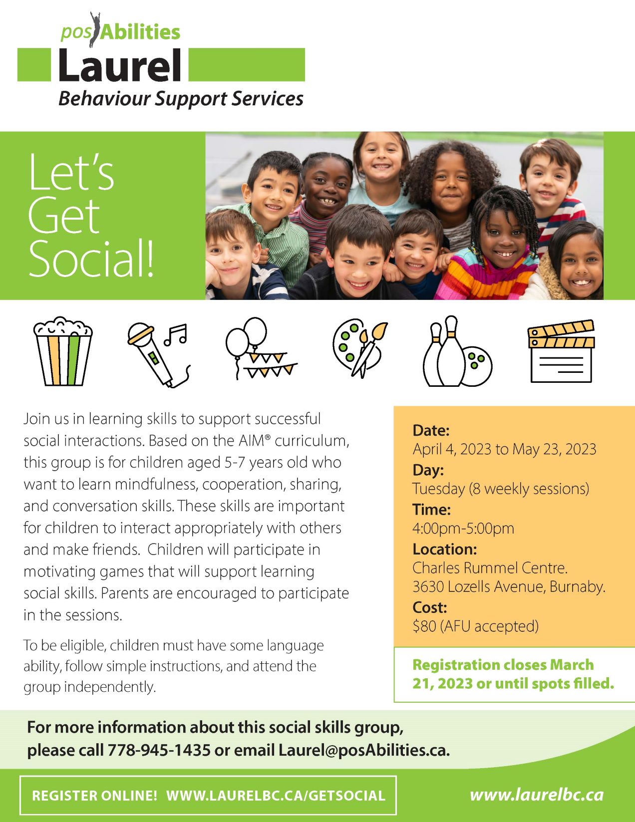 Let’s Get Social! (Ages 5-7)