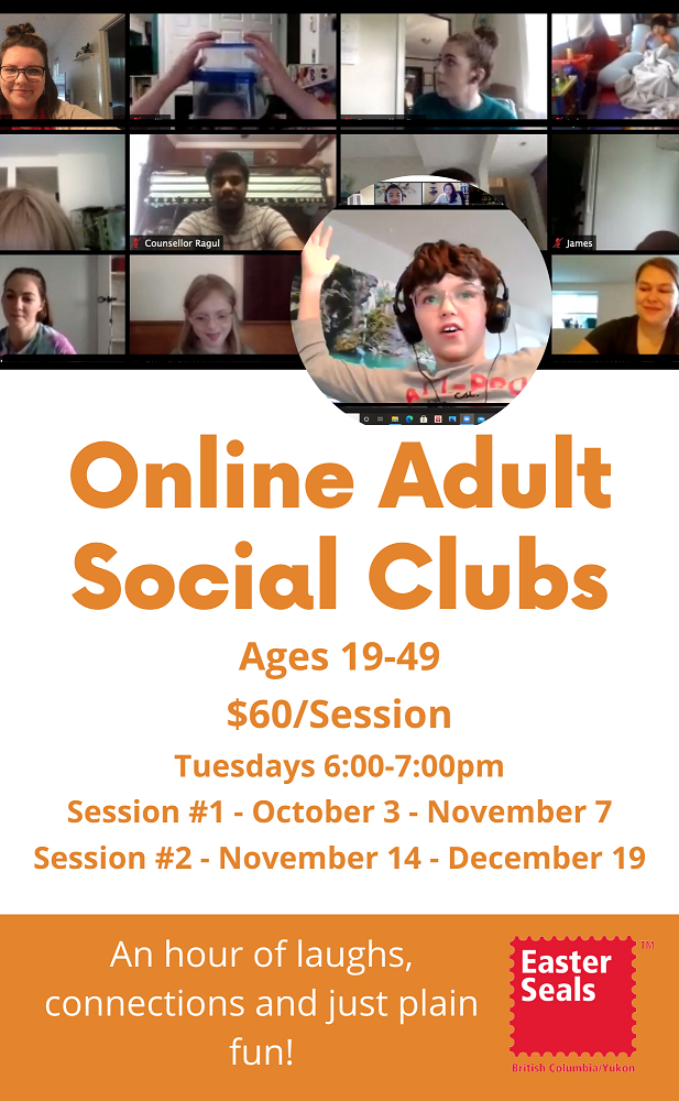 Easter Seals Adult Social Club - Online