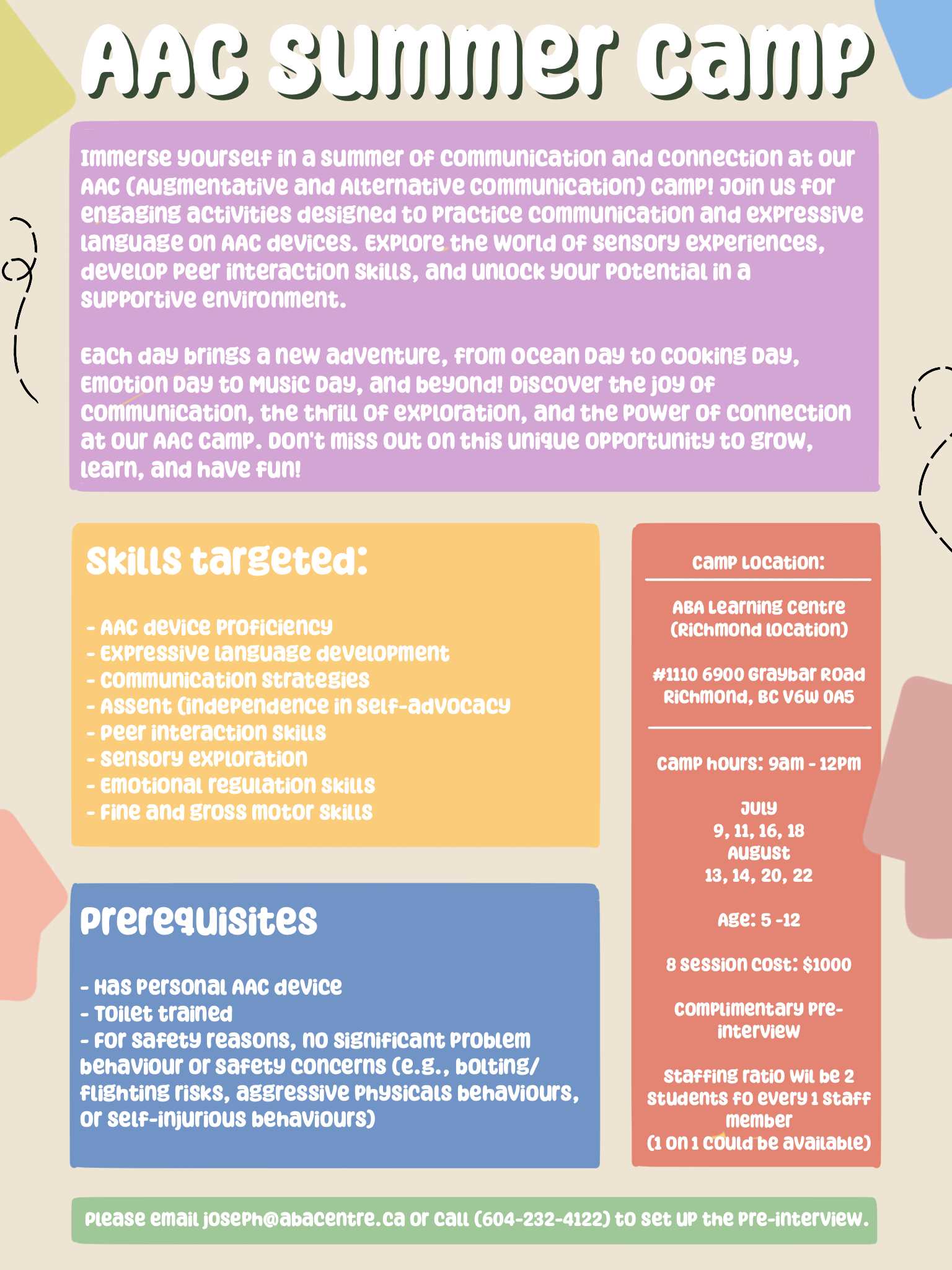 AAC Summer Camp