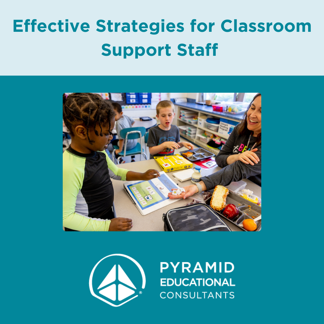 Effective Strategies for Classroom Support Staff
