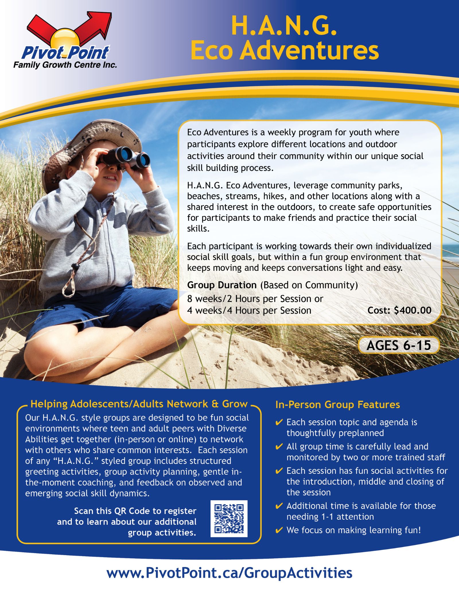 Vancouver: HANG Eco Adventure Club - Fall 2024