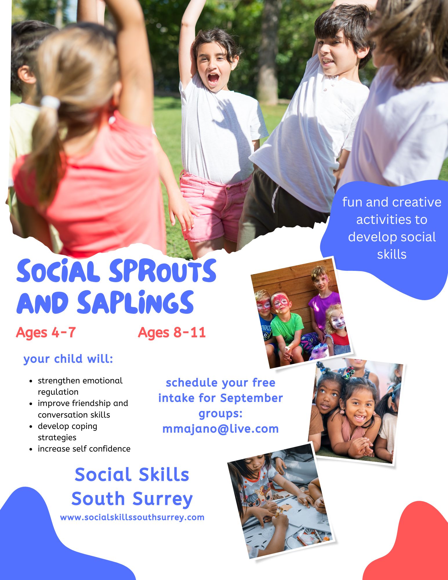 Social Sprouts and Saplings
