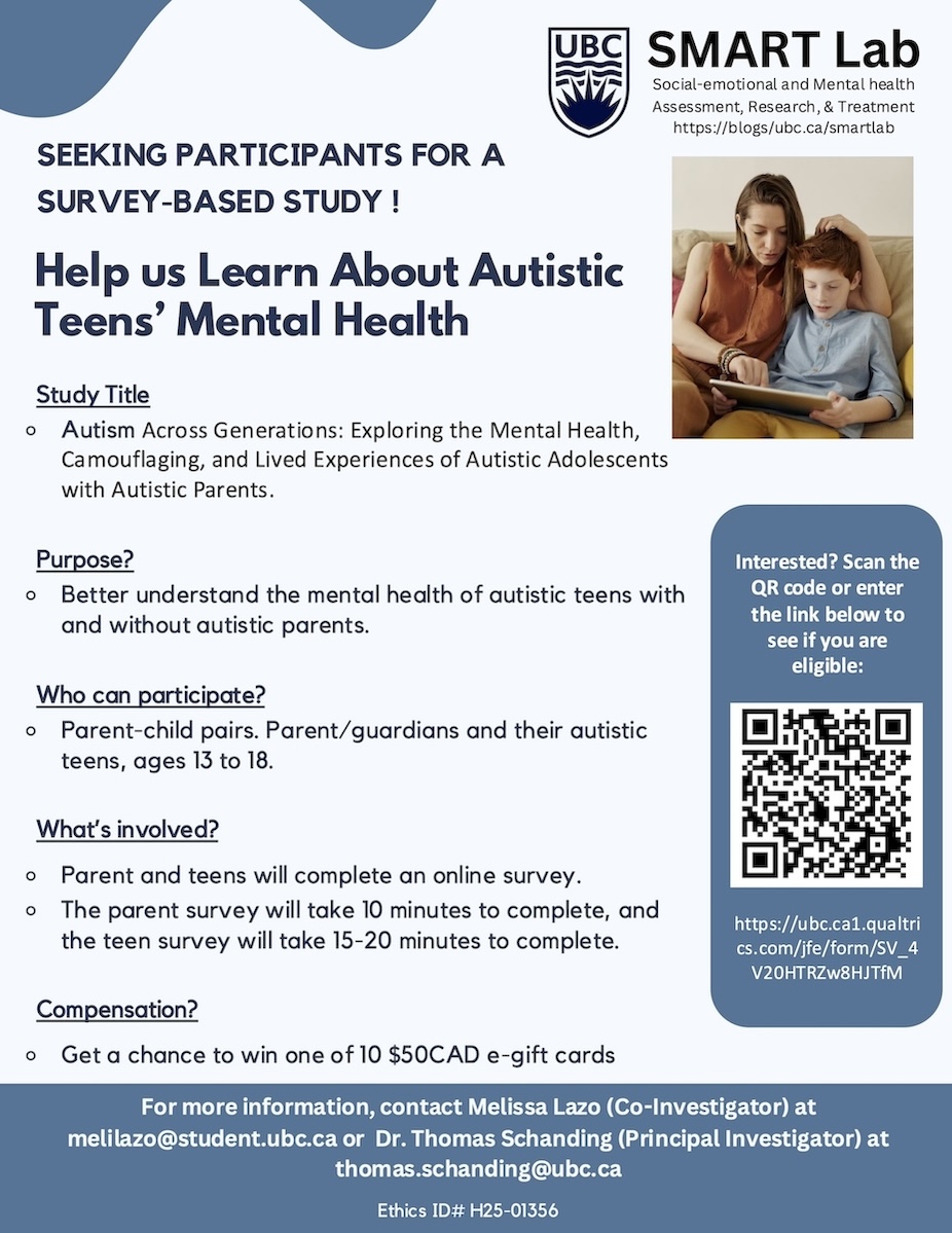 Exploring the role of parents on the mental health and masking of autistic teens