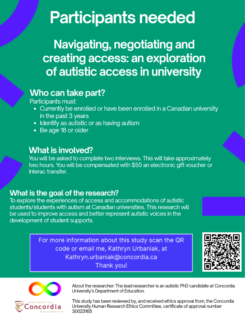 Navigating, negotiating and creating access: an exploration of autistic access in university 