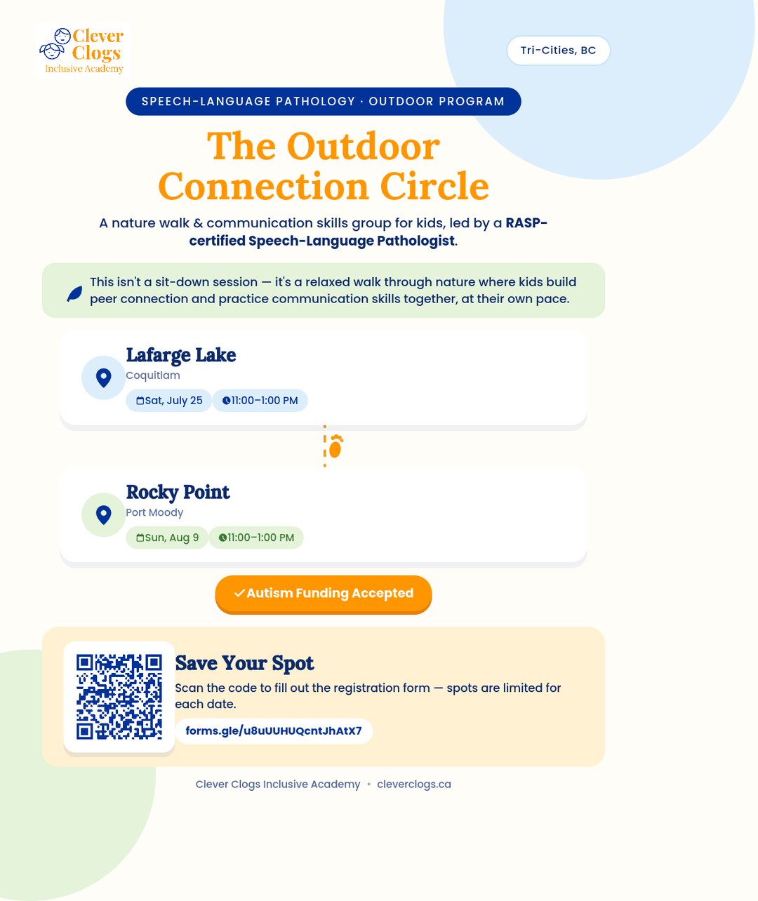 Outdoor Summer Group – Now Open for Registration!