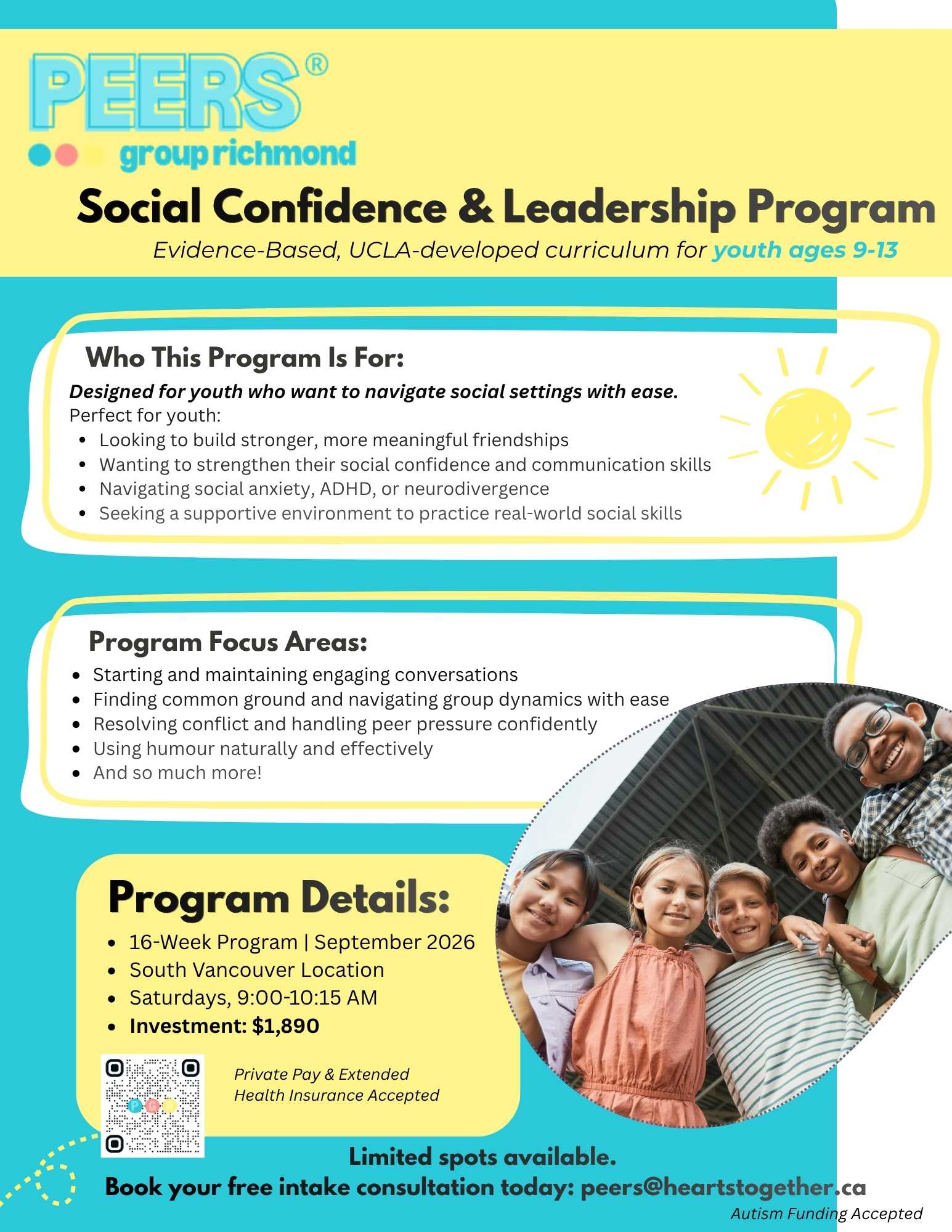 PEERS® Social Confidence & Leadership Program